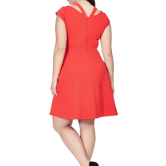 Adrianna Papell Vermillion Cutout Dress - Picture 3 of 4